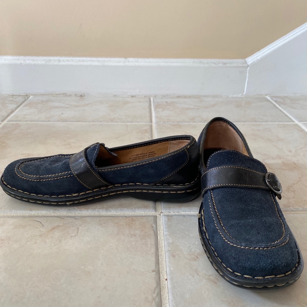 Born blue loafers